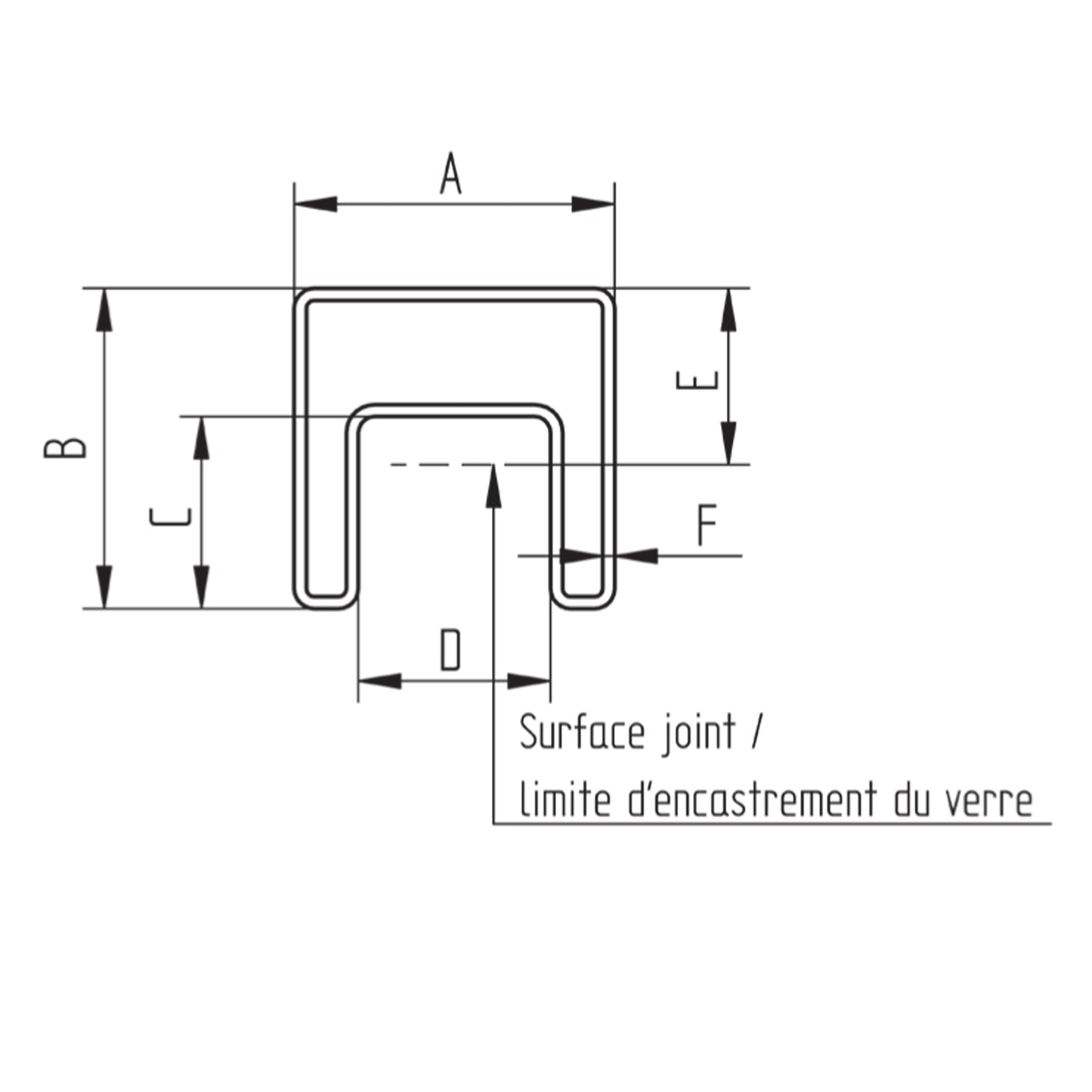 Tube Ovale Inox – Ref. 04 - schema