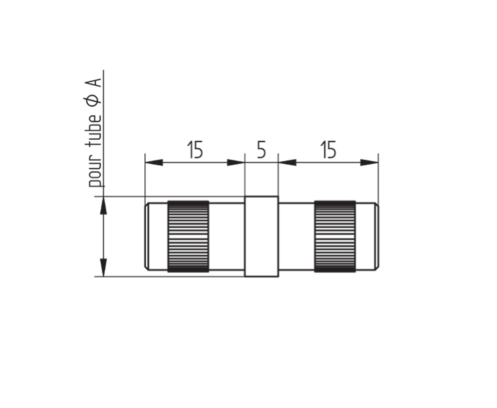 Raccord Inox – Raccord angle 120° – Ref. 29 - schema