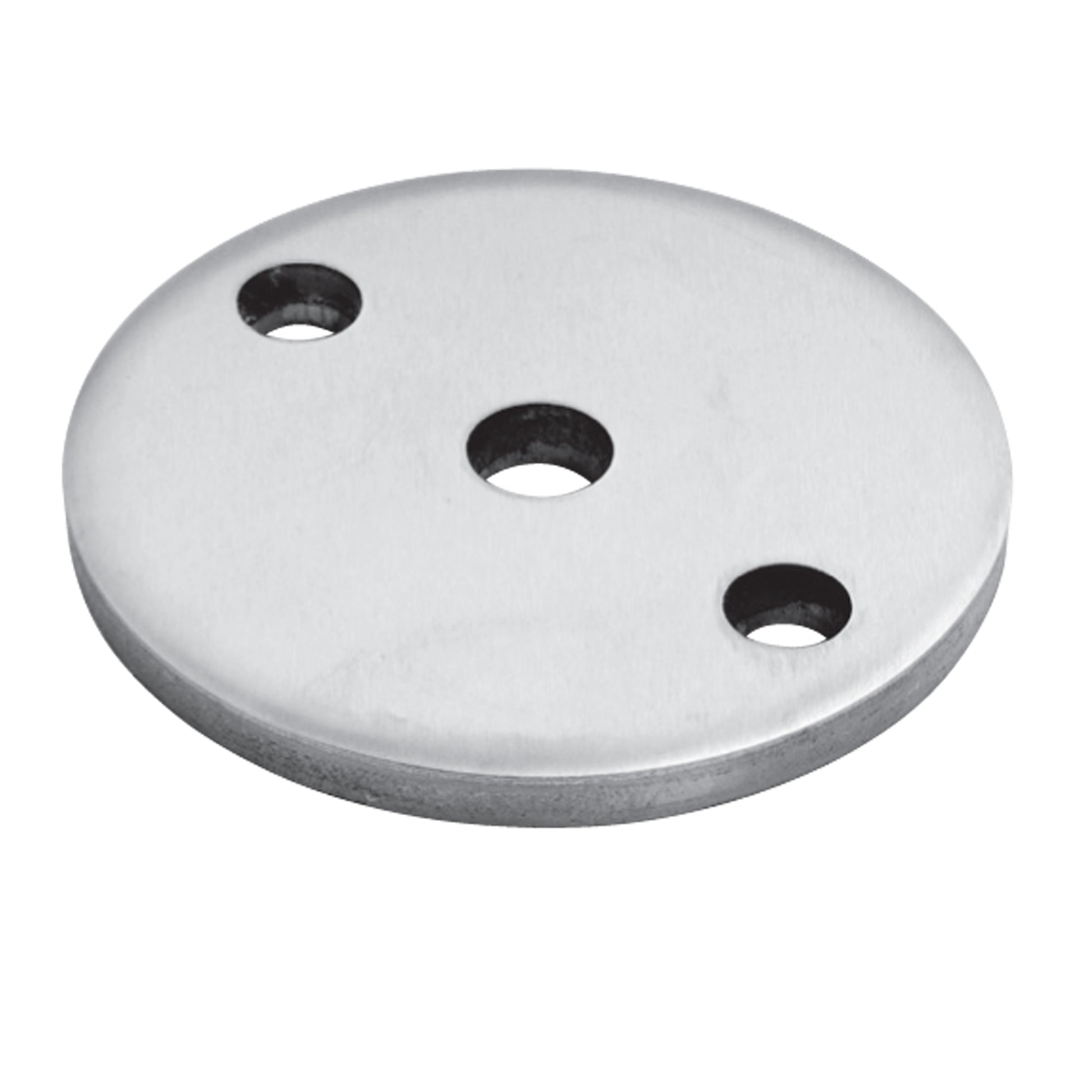 Platine à Visser et à Souder Ronde Filetée Inox – Ref. 13 - photo