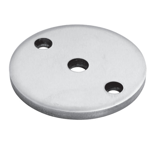 Platine à Visser et à Souder Ronde Filetée Inox – Ref. 13 - photo