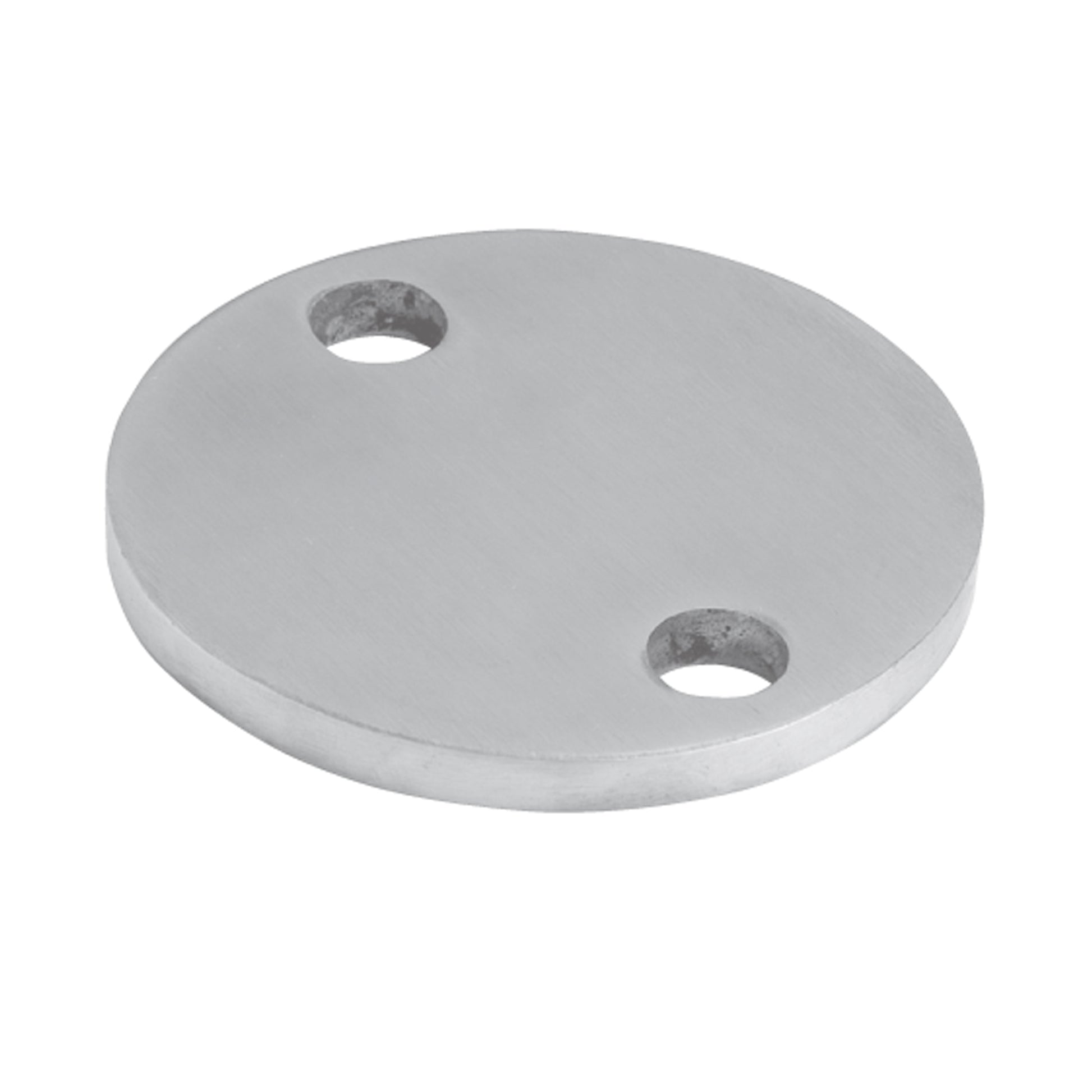 Platine à Visser et à Souder Ronde 3 Trous Inox – Ref. 03 - photo