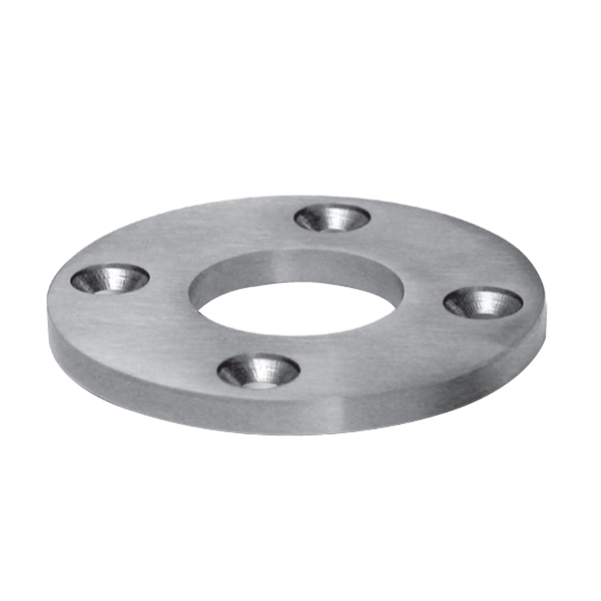 Platine à Visser et à Souder Ronde Mini Inox – Ref. 10 - photo
