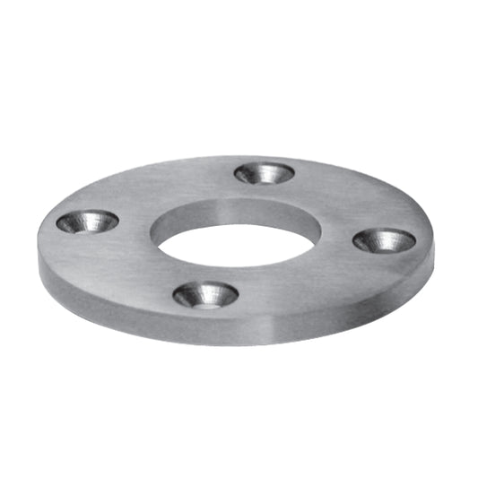 Platine à Visser et à Souder Ronde Mini Inox – Ref. 10 - photo