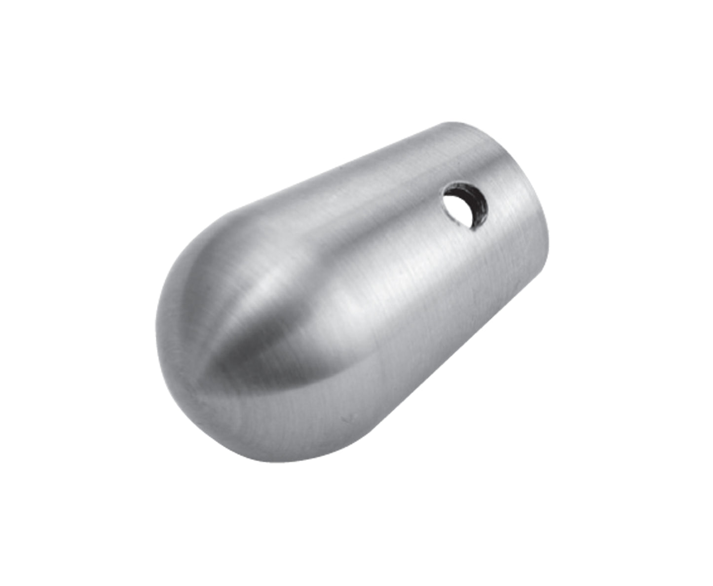 Bouchon d'Embout Demi-Lune Inox - photo produit
