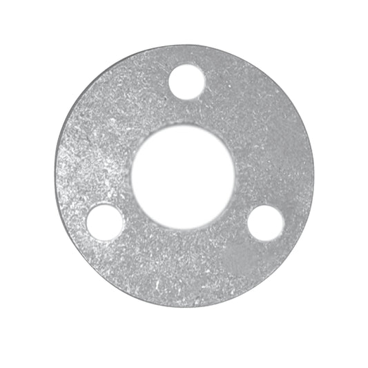 Platine à Visser et à Souder Carrée Large Inox – Ref. 17 - photo