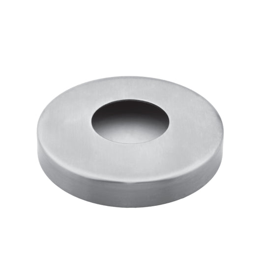 Cache-Platine Rond Bombé Inox - photo produit