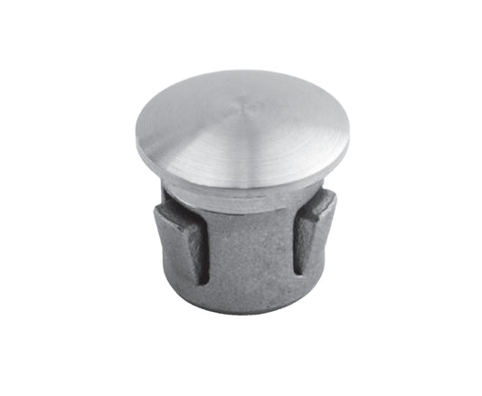 Bouchon d'Embout Rond Plat Inox - photo produit
