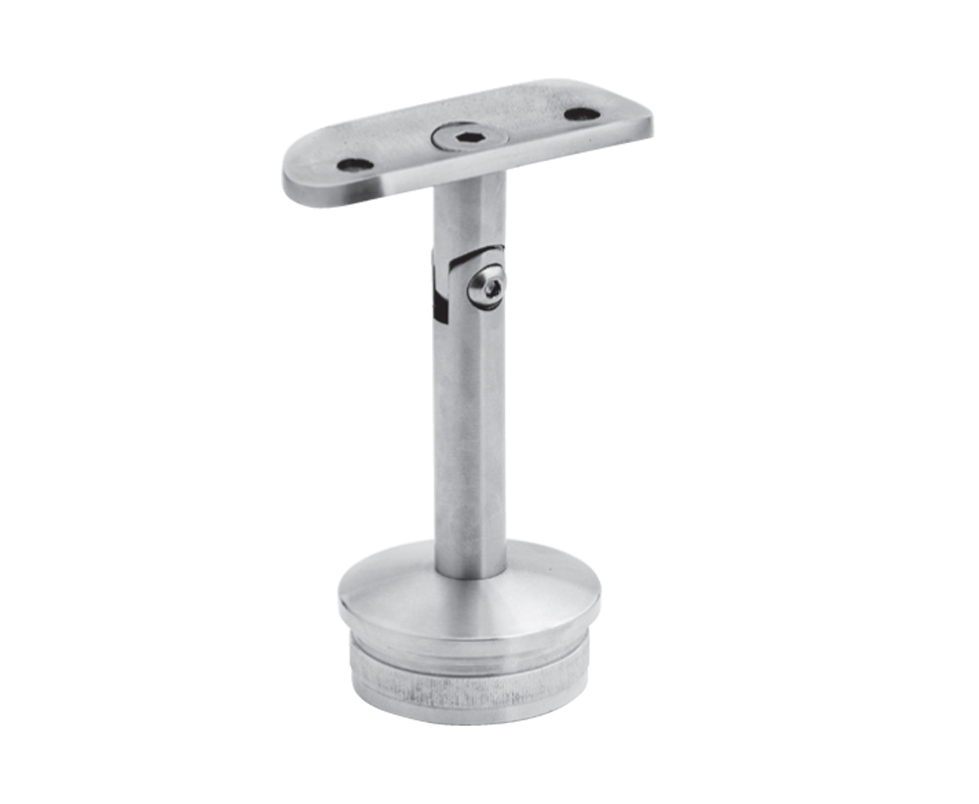 Support de Main Courante Inox – Support profilé plat – Ref. 49 - photo