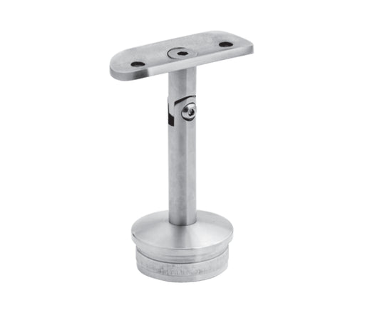 Support de Main Courante Inox – Support profilé plat – Ref. 49 - photo