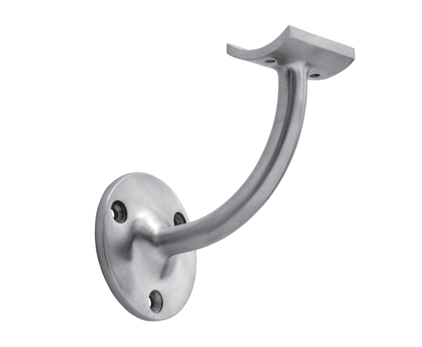 Support de Main Courante Inox – Support mural rond – Ref. 04 - photo