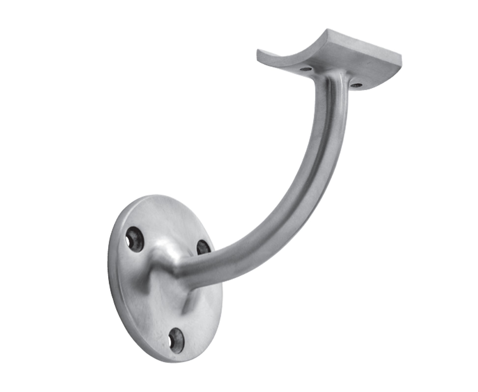 Support de Main Courante Inox – Support mural rond – Ref. 04 - photo