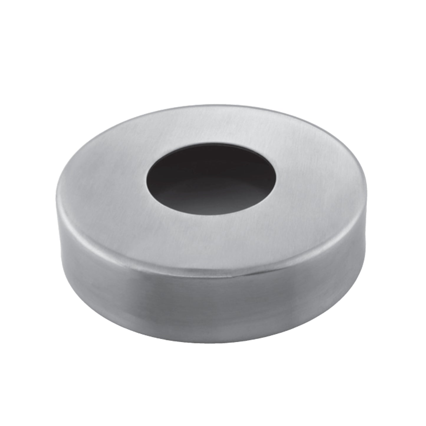 Cache-Platine Rond Inox - photo produit