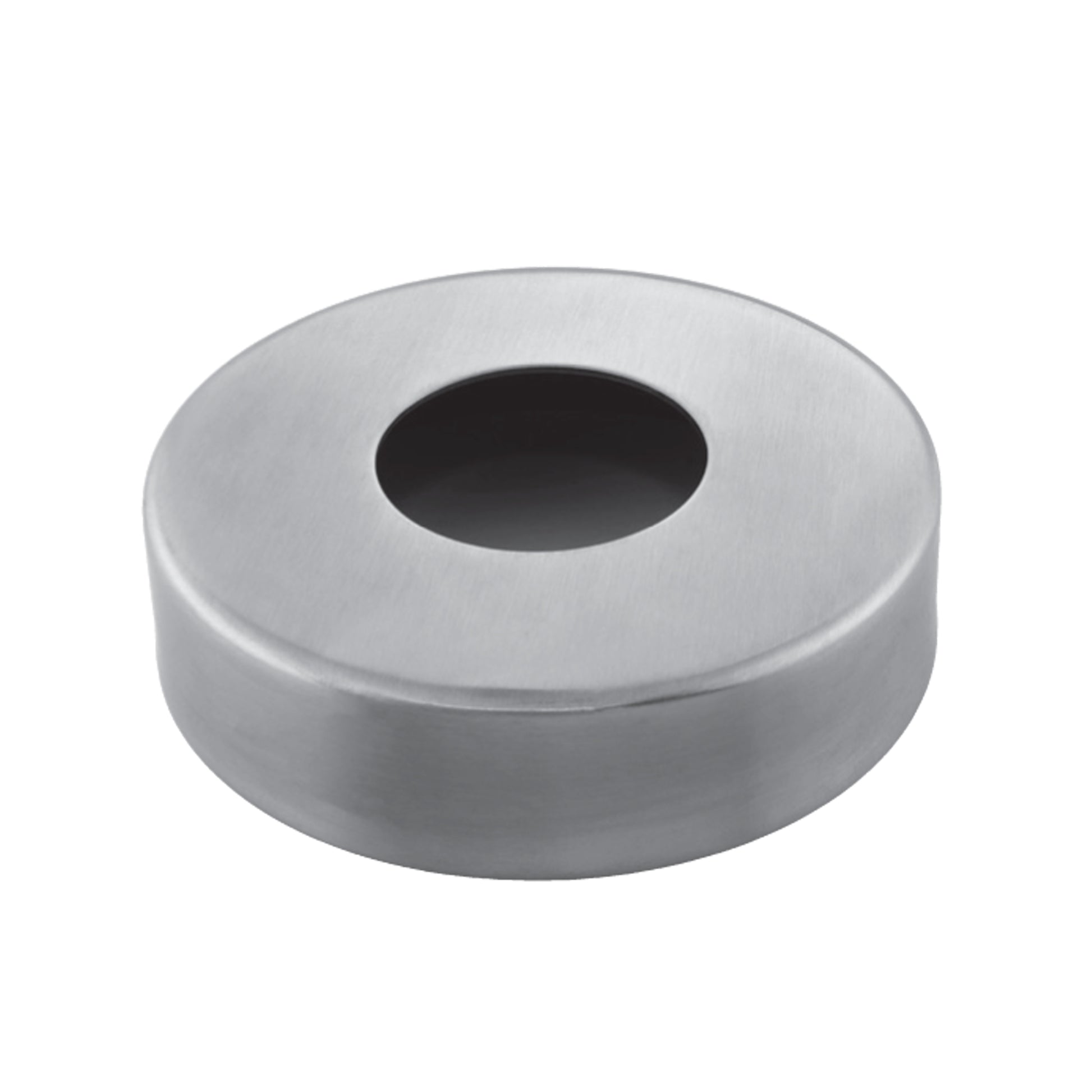 Cache-Platine Rond Inox - photo produit