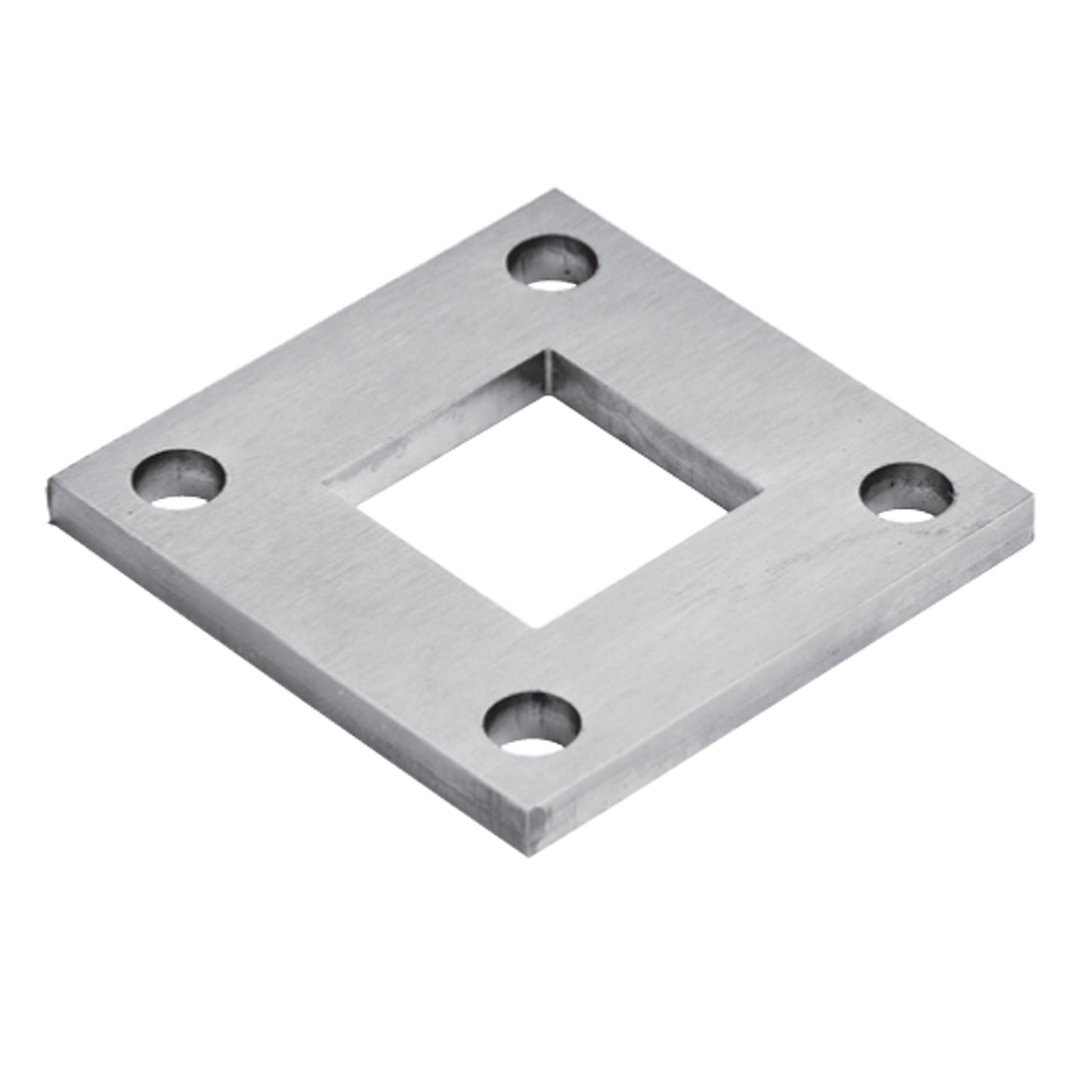 Platine à Visser et à Souder Carrée Perforée Inox – Ref. 29 - photo