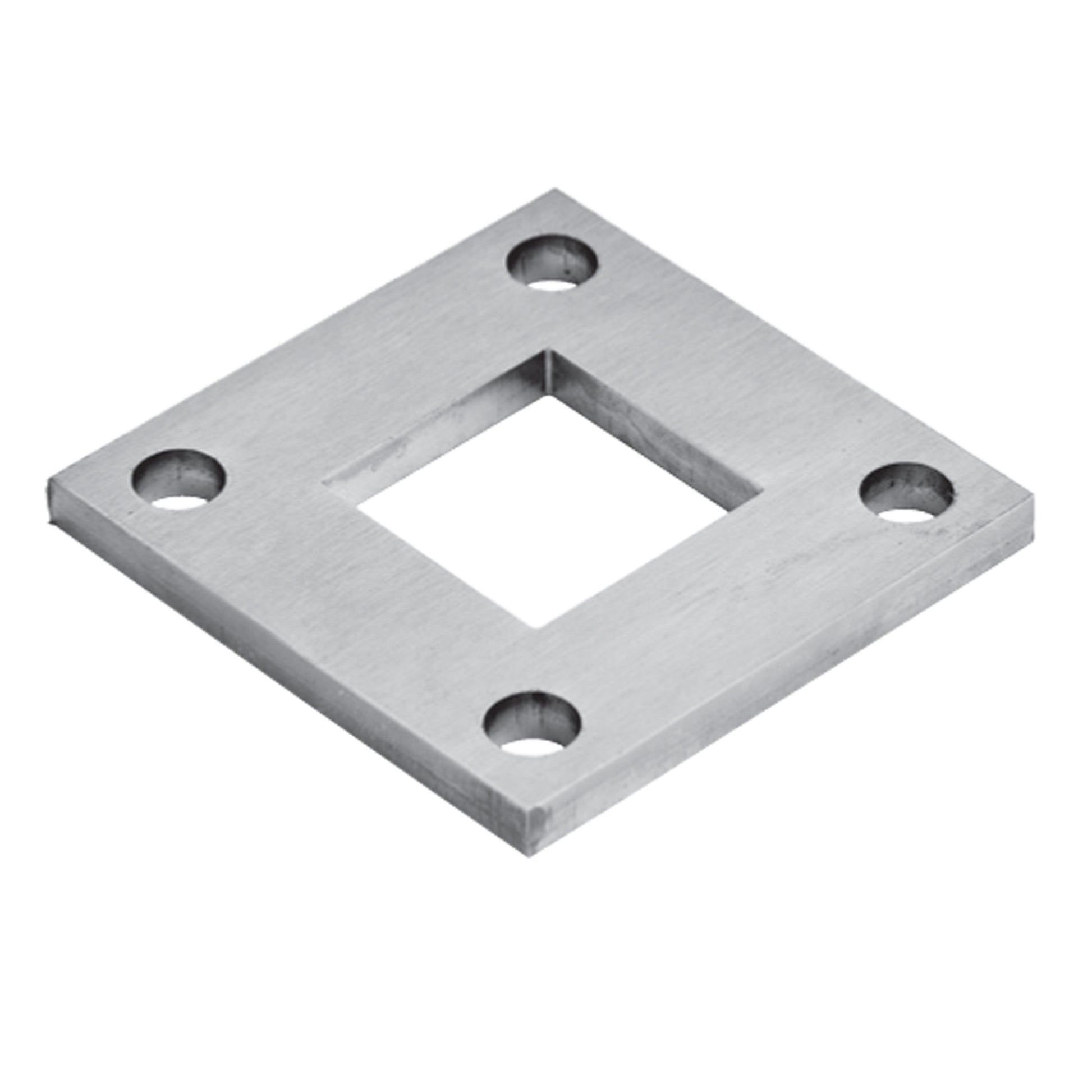 Platine à Visser et à Souder Carrée Perforée Inox – Ref. 29 - photo