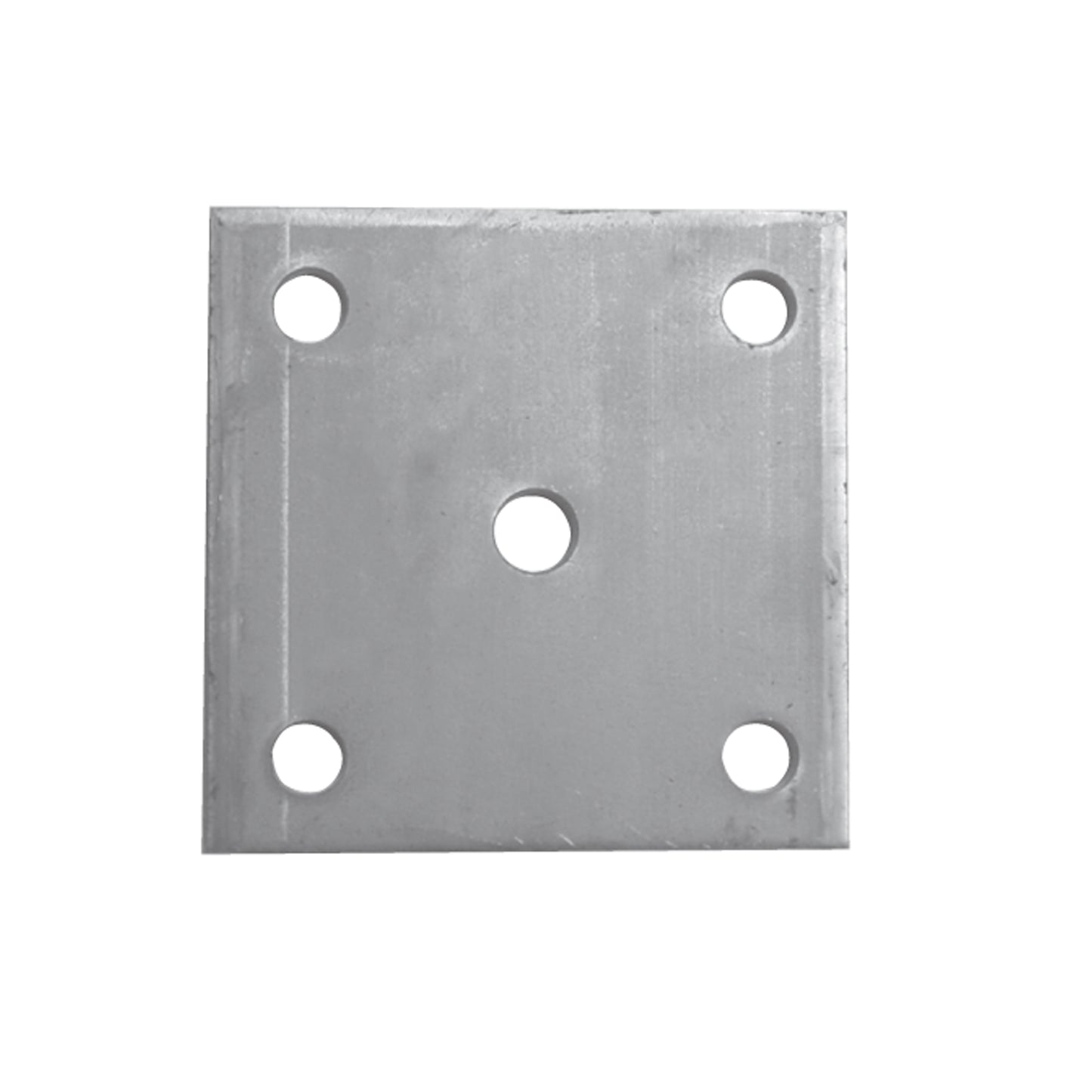 Platine à Visser et à Souder Rectangulaire Emboutie Inox – Ref. 34 - photo