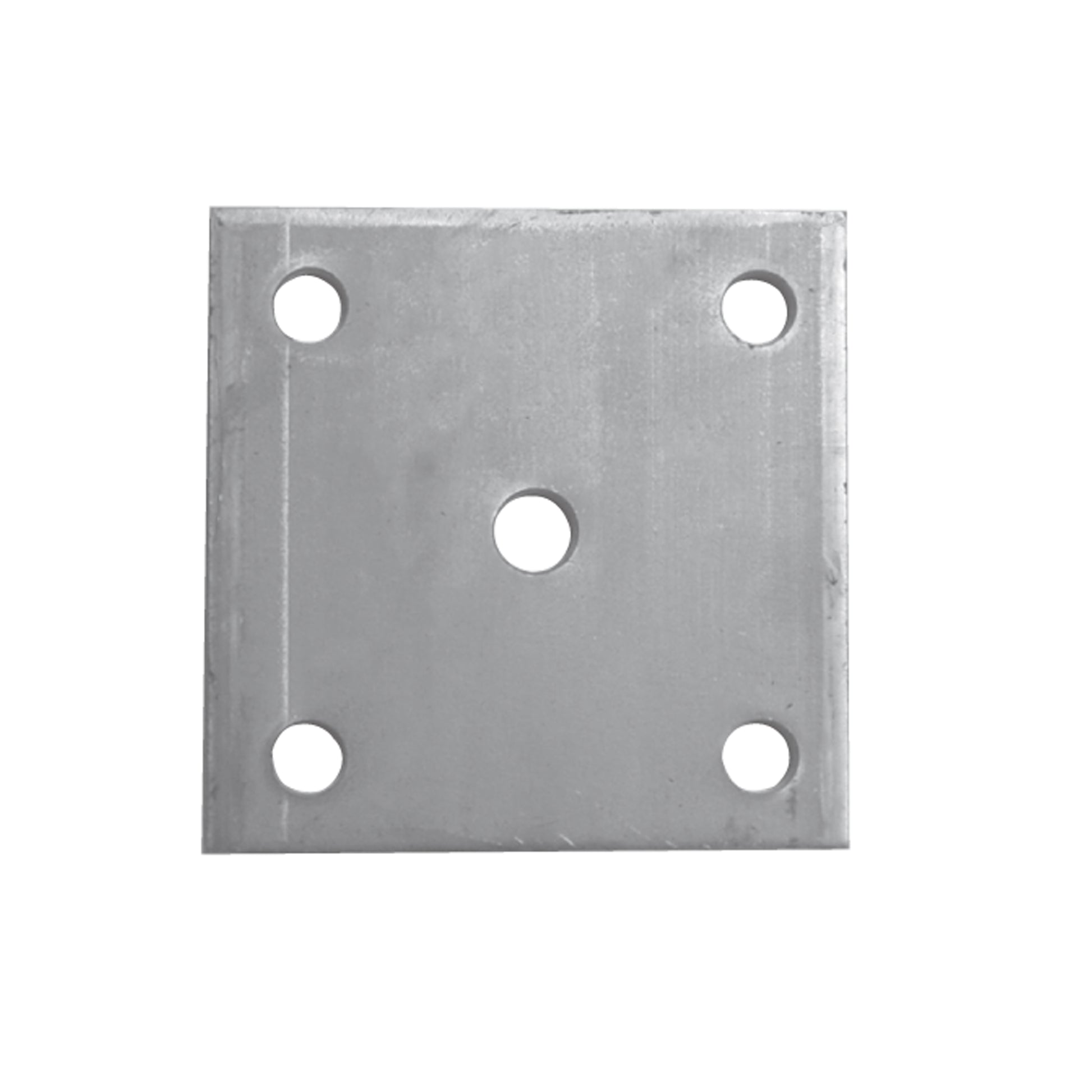 Platine à Visser et à Souder Rectangulaire Emboutie Inox – Ref. 34 - photo