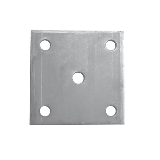 Platine à Visser et à Souder Rectangulaire Emboutie Inox – Ref. 34 - photo