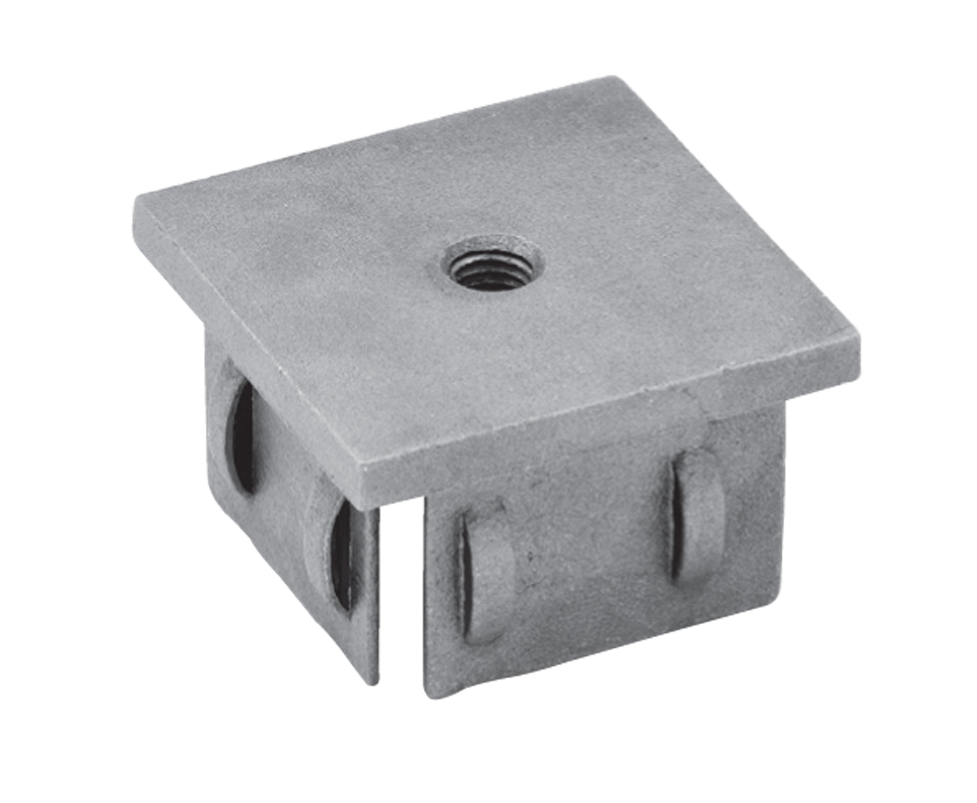 Bouchon d'Embout Carré Ouvert Inox - photo produit