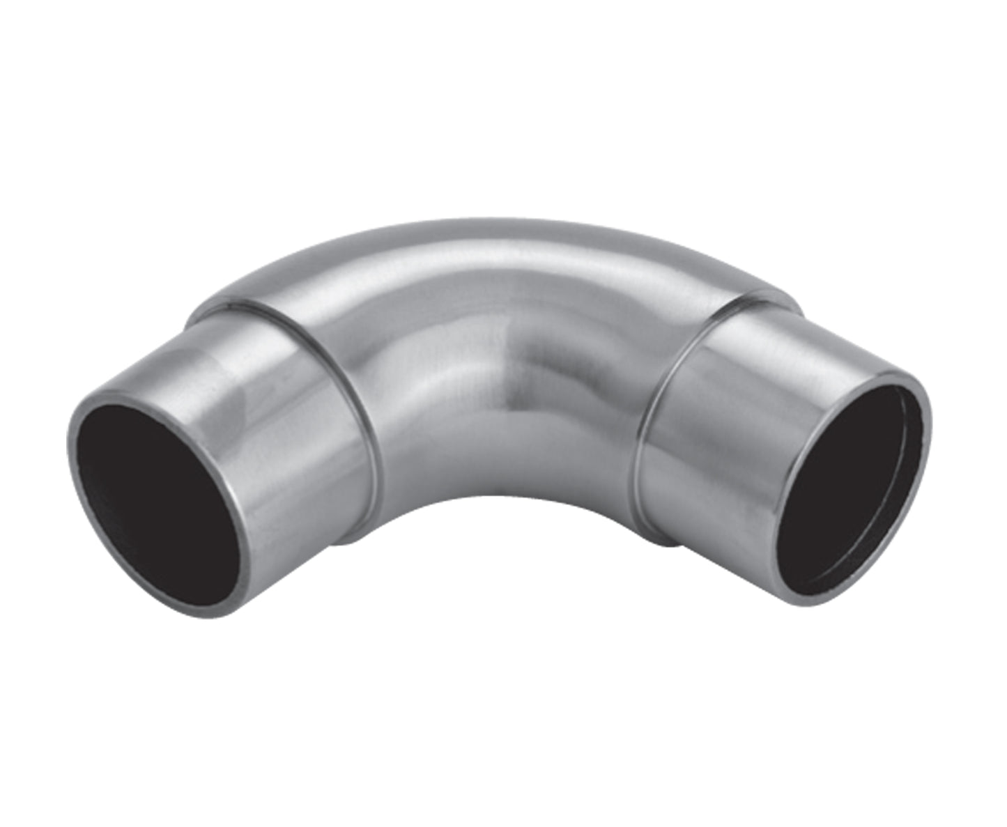 Raccord Inox – Coude 90° rond – Ref. 01 - photo