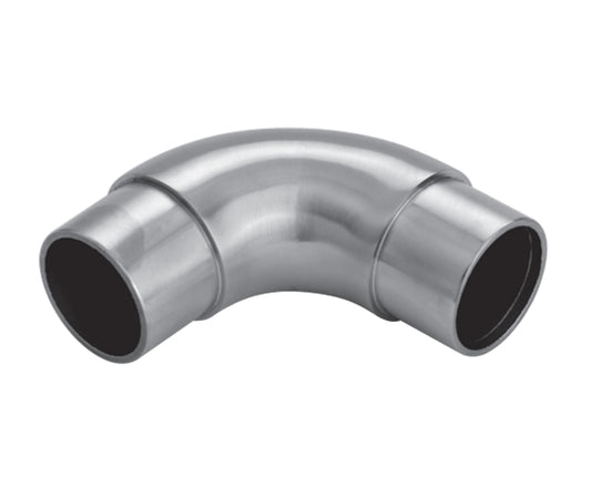 Raccord Inox – Coude 90° rond – Ref. 01 - photo
