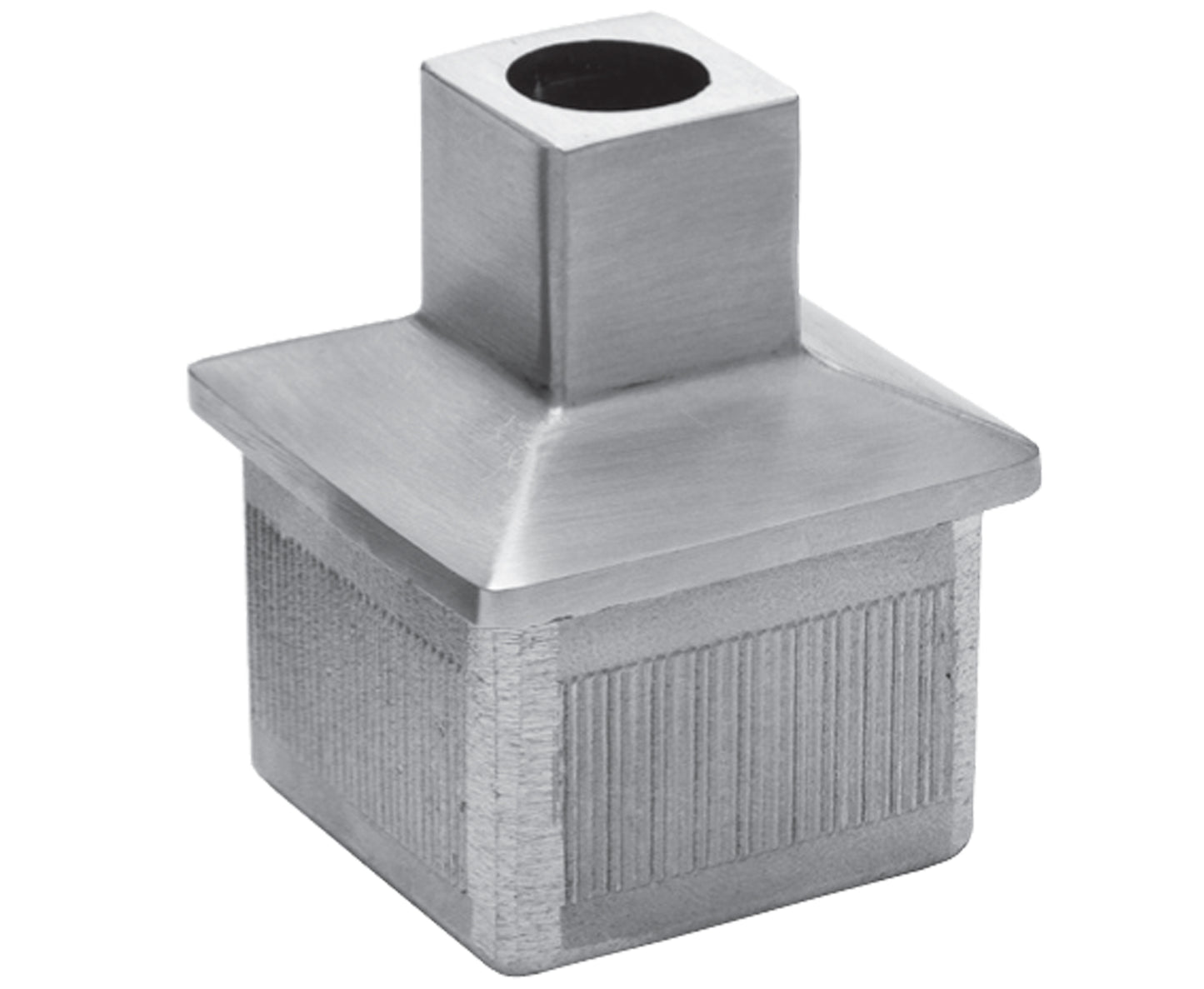 Bouchon d'Embout Coupé 45 Degrés Inox - photo produit