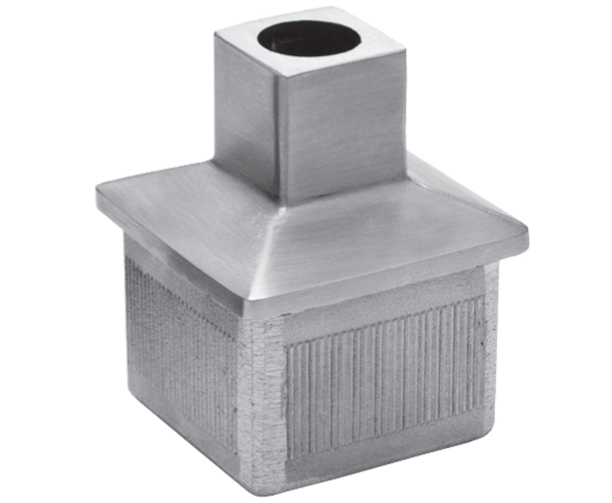 Bouchon d'Embout Coupé 45 Degrés Inox - photo produit