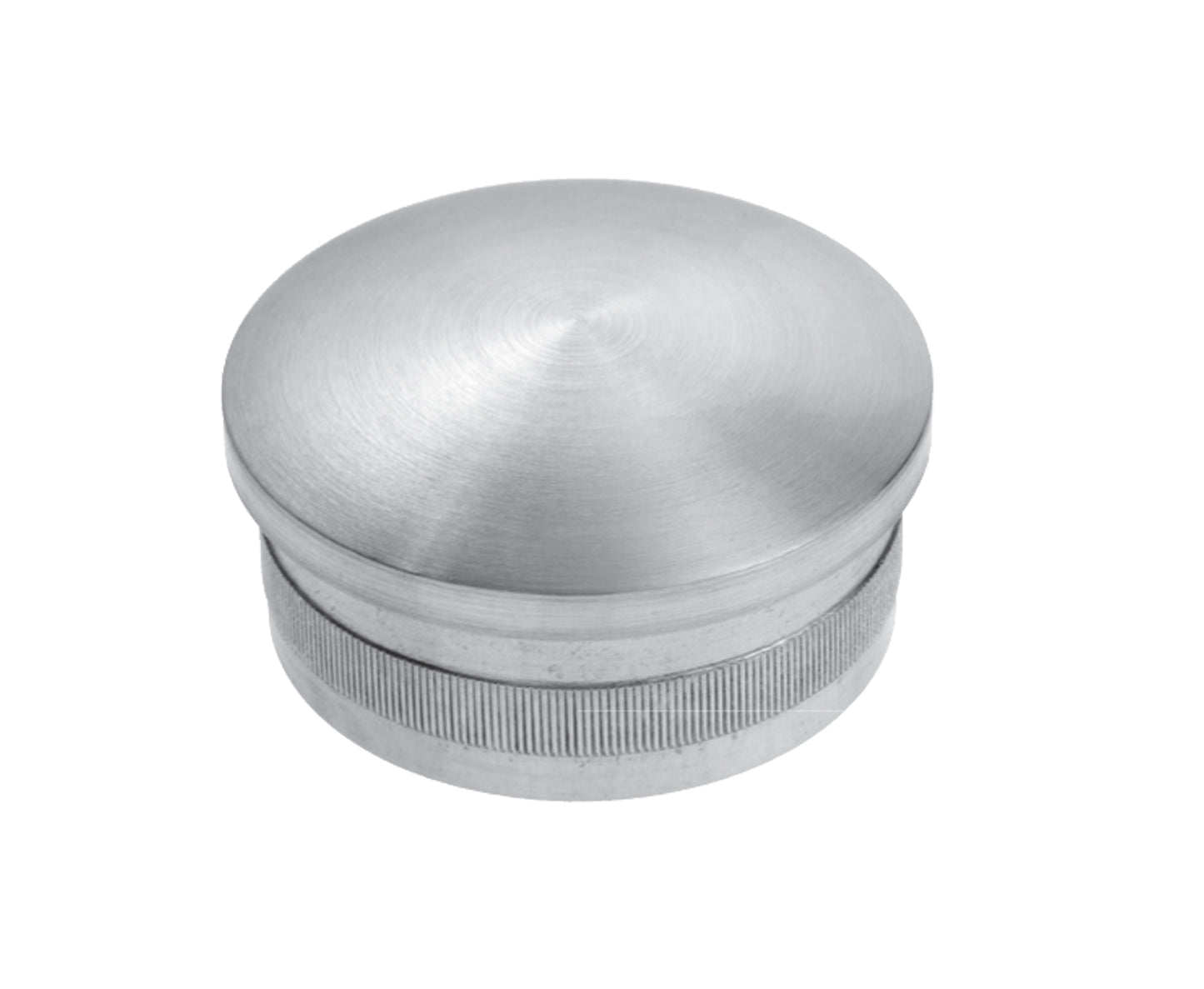 Bouchon d'Embout Plat Encastré Inox - photo produit