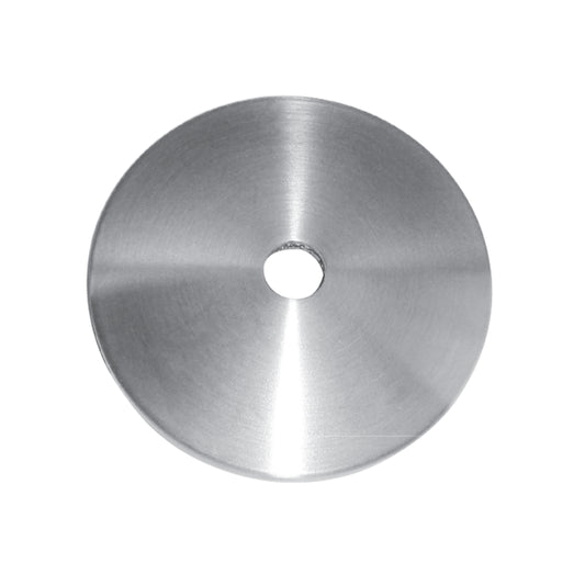 Platine à Visser et à Souder Carrée Épaisse Inox – Ref. 18 - photo