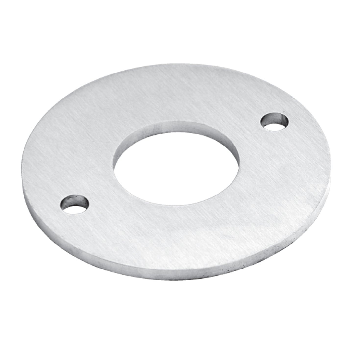 Platine à Visser et à Souder Ronde Percée Inox – Ref. 07 - photo