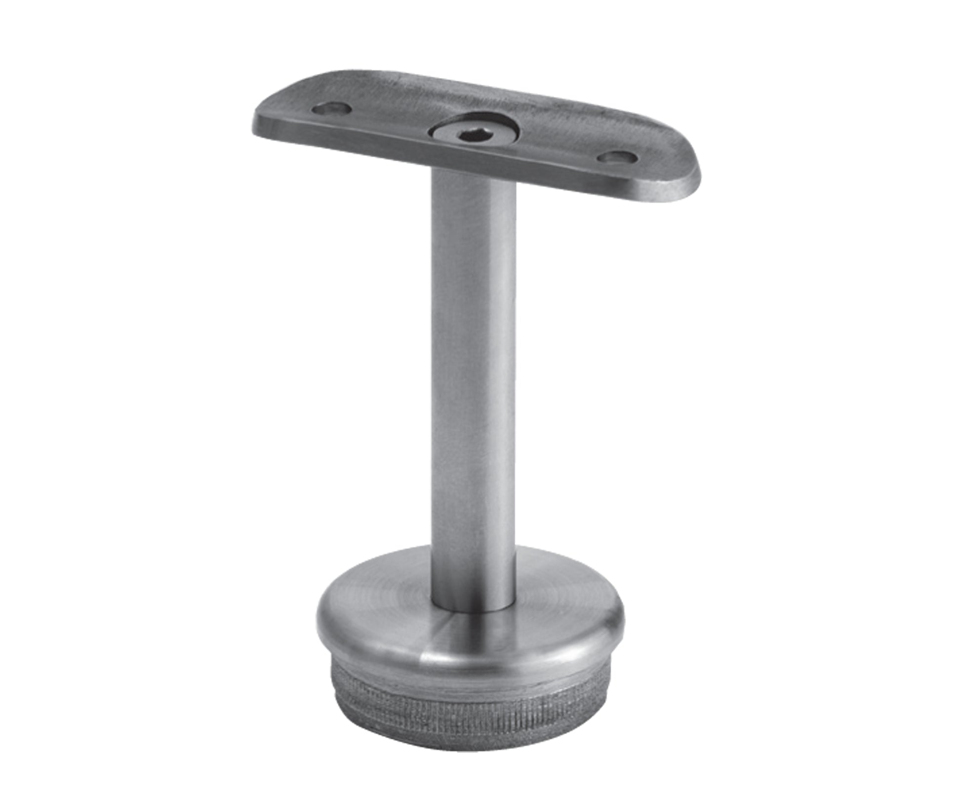 Support de Main Courante Inox – Support profilé ovale – Ref. 48 - photo