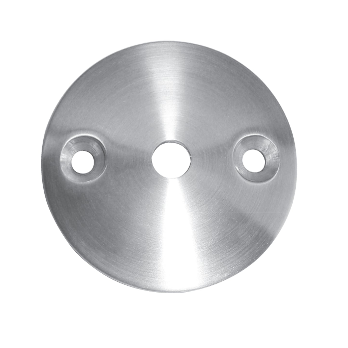 Platine à Visser et à Souder Carrée 4 Trous Inox – Ref. 19 - photo