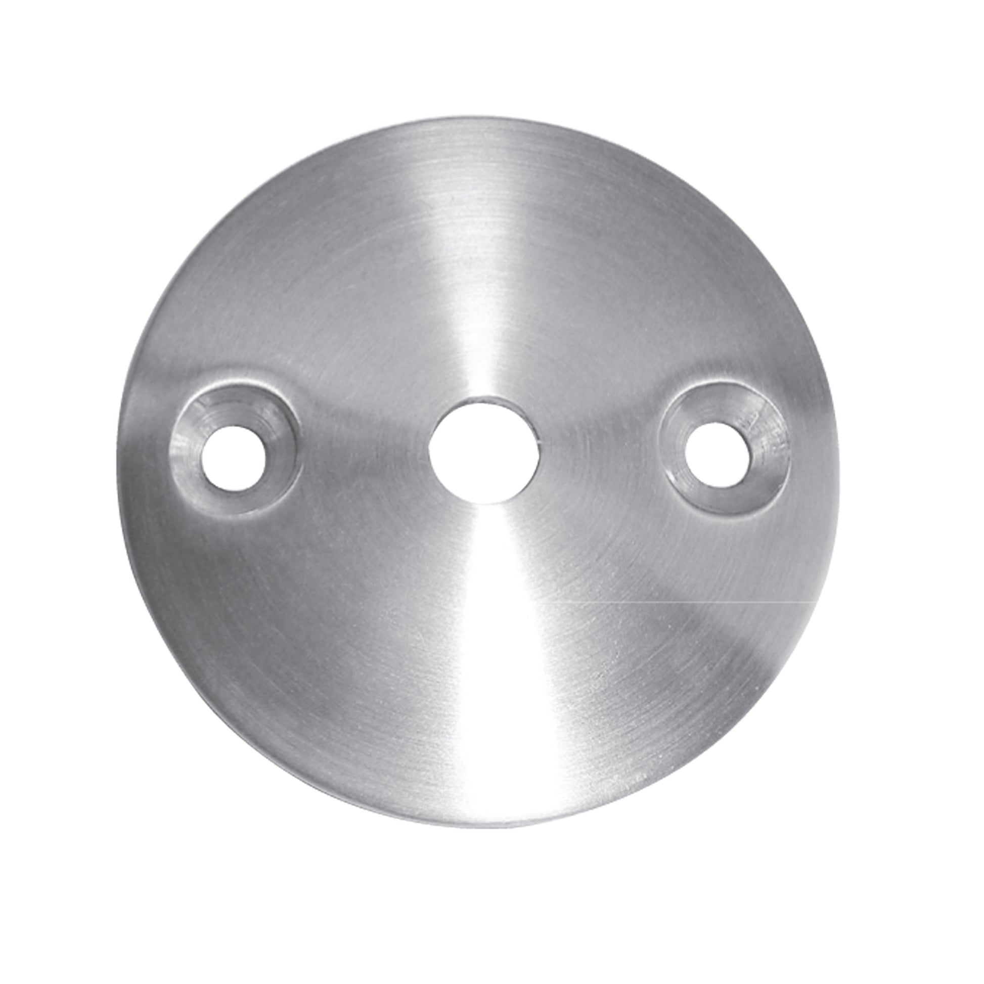 Platine à Visser et à Souder Carrée 4 Trous Inox – Ref. 19 - photo