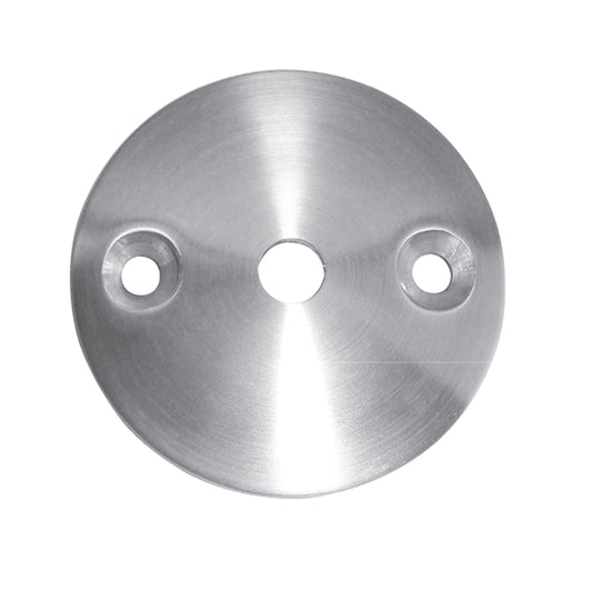 Platine à Visser et à Souder Carrée 4 Trous Inox – Ref. 19 - photo