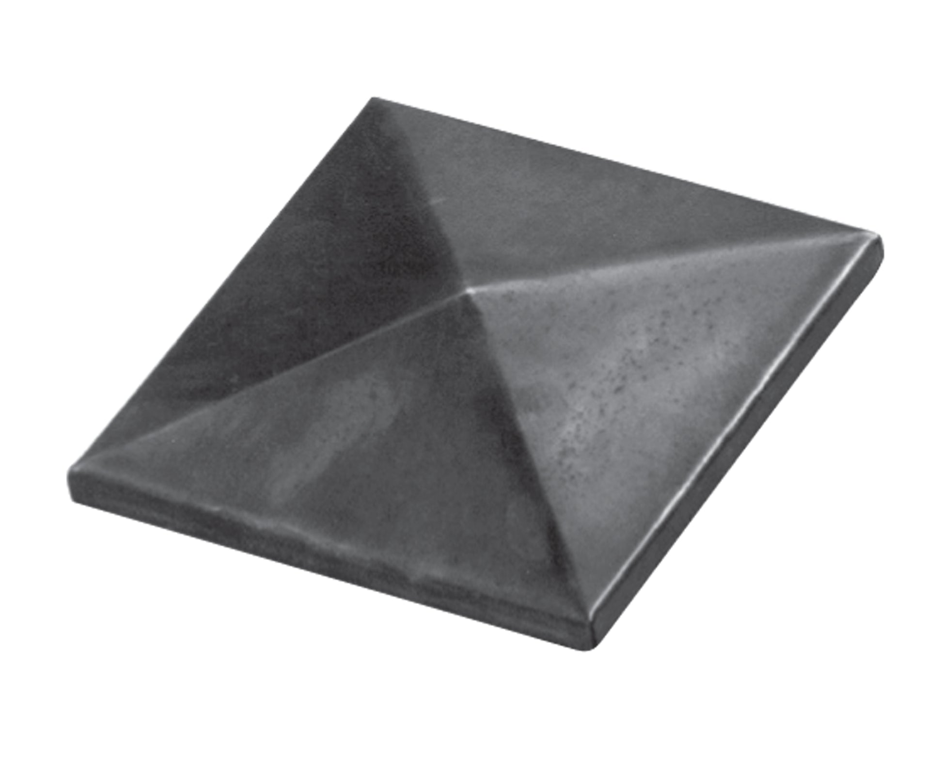 Bouchon d'Embout Pyramidal Carré Inox - photo produit