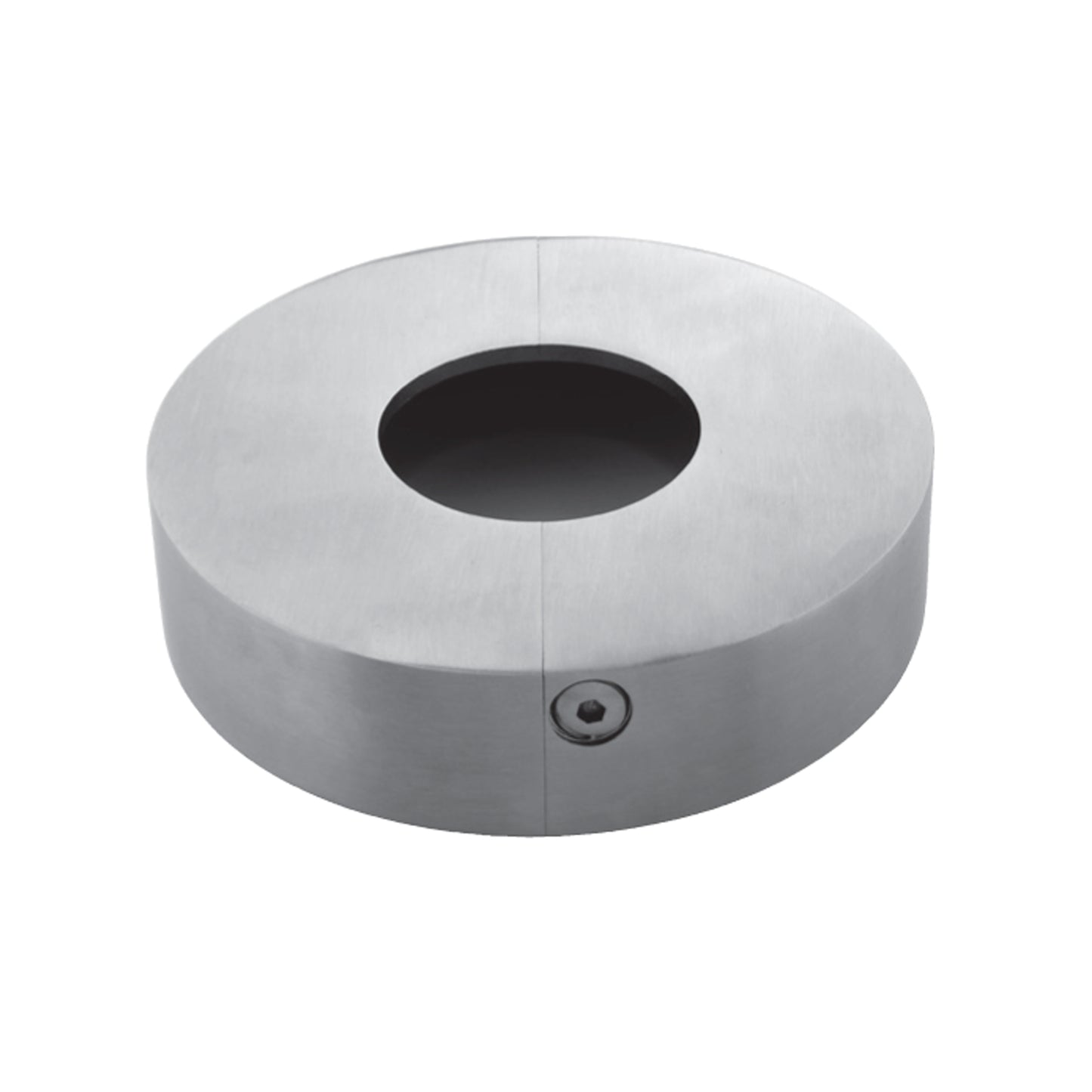 Cache-Platine Rond Large Inox - photo produit