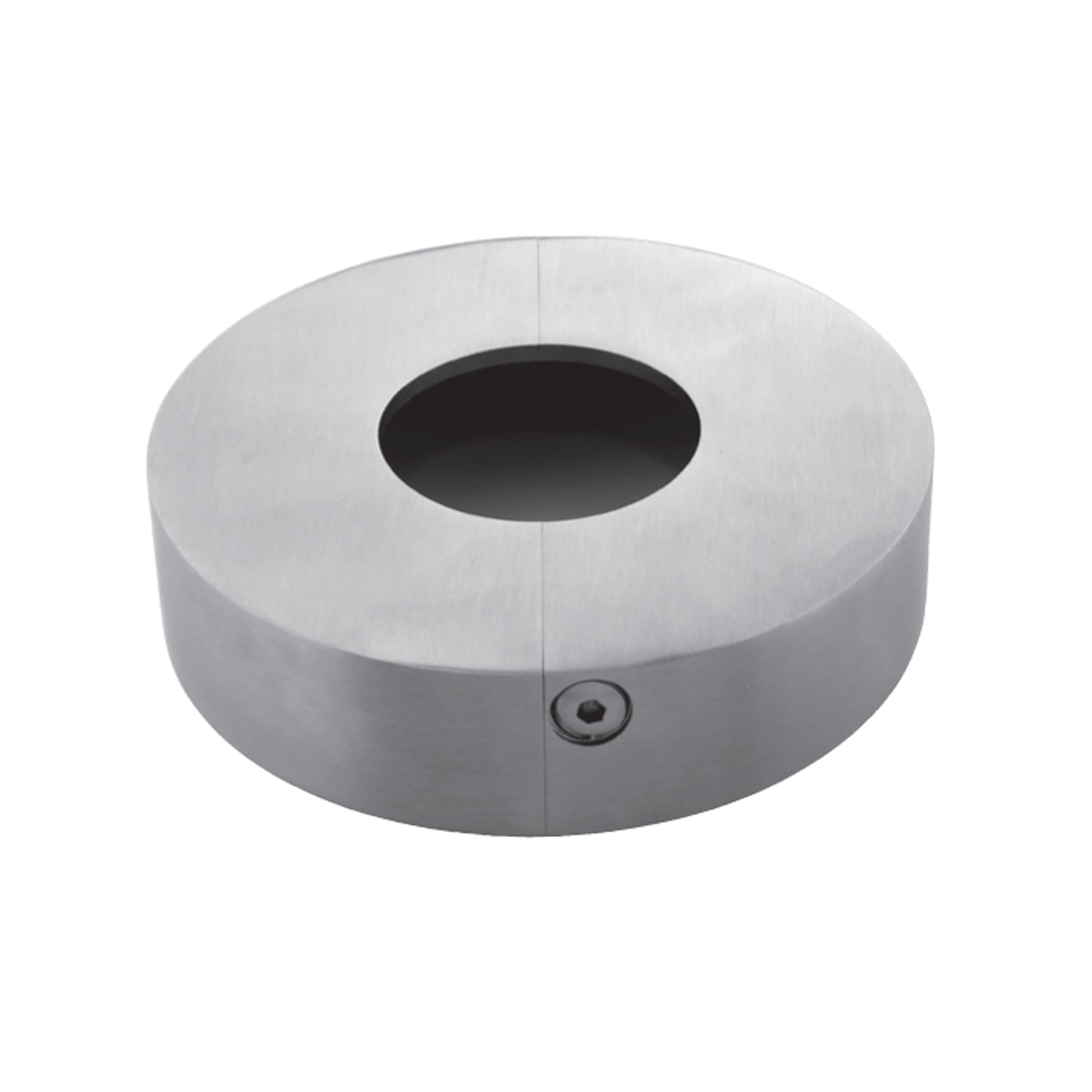 Cache-Platine Rond Large Inox - photo produit