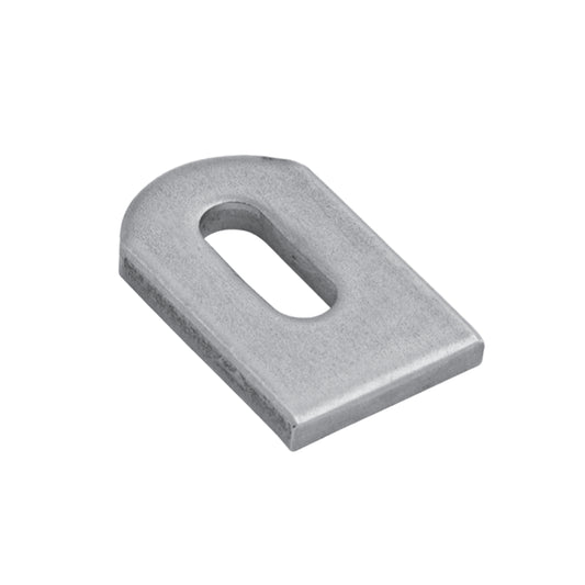 Platine à Visser et à Souder Rectangulaire Renforcée Inox – Ref. 28 - photo