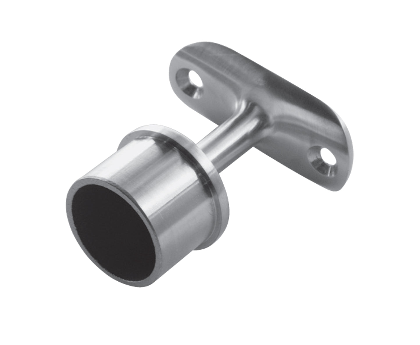 Support de Main Courante Inox – Support avec rosace ronde – Ref. 52 - photo