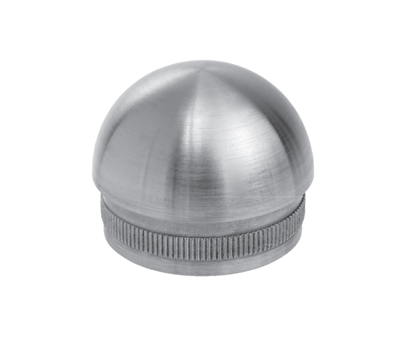 Bouchon d'Embout Demi-Sphère Inox - photo produit