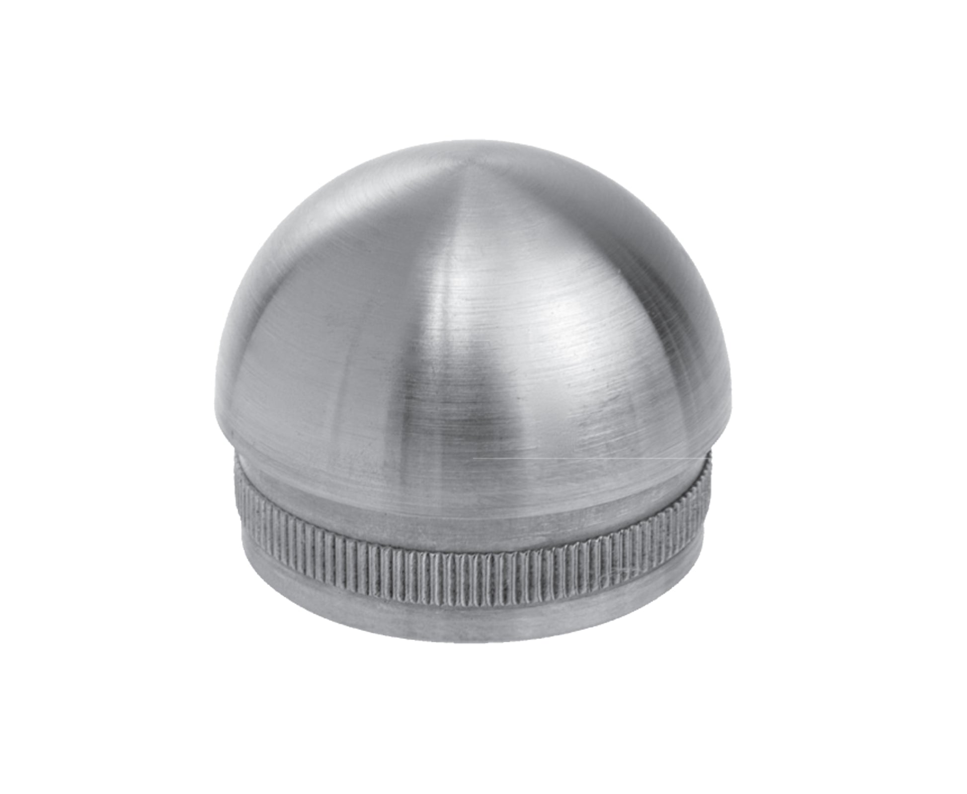 Bouchon d'Embout Demi-Sphère Inox - photo produit