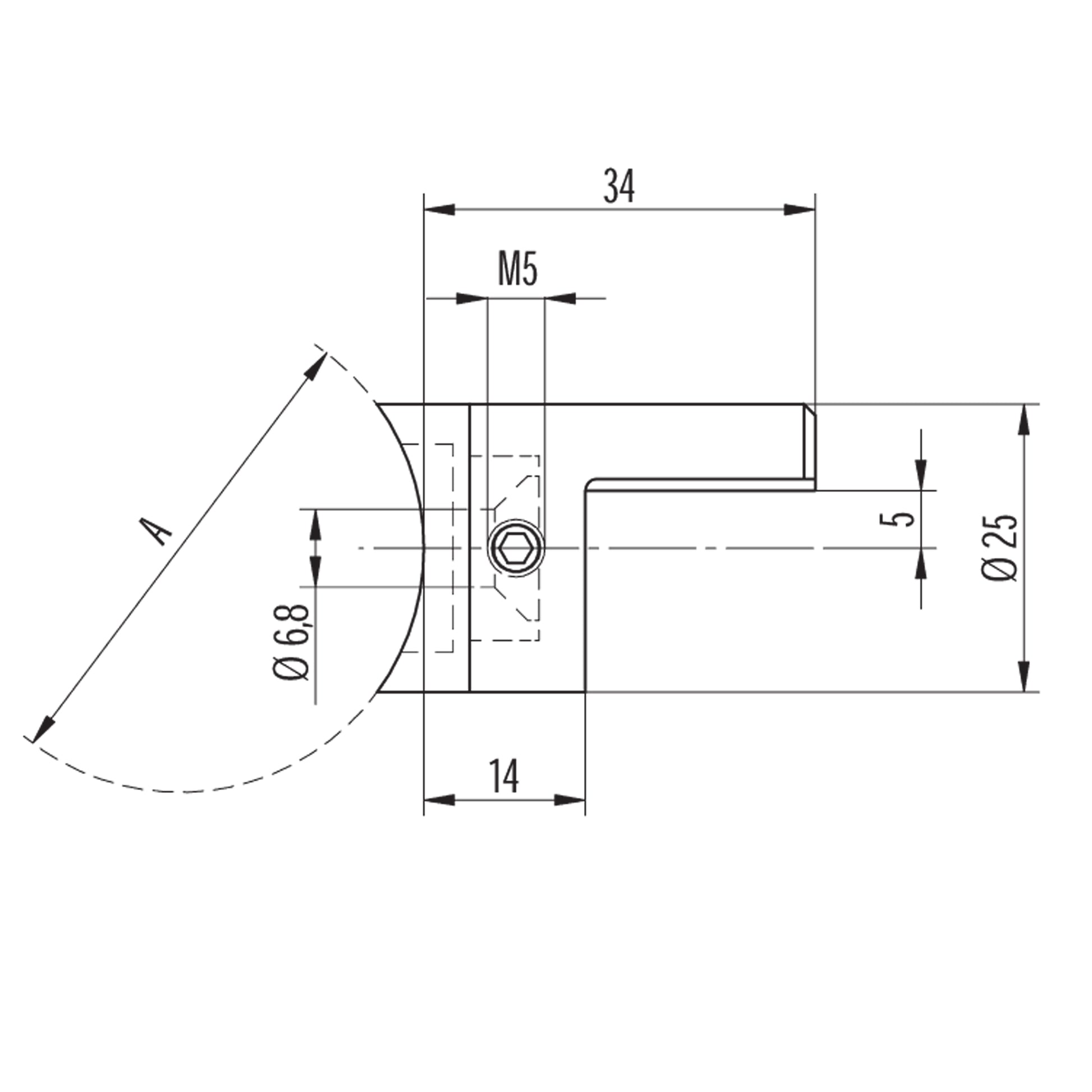 Support Panneau Inox – Ref. 49 - photo secondaire